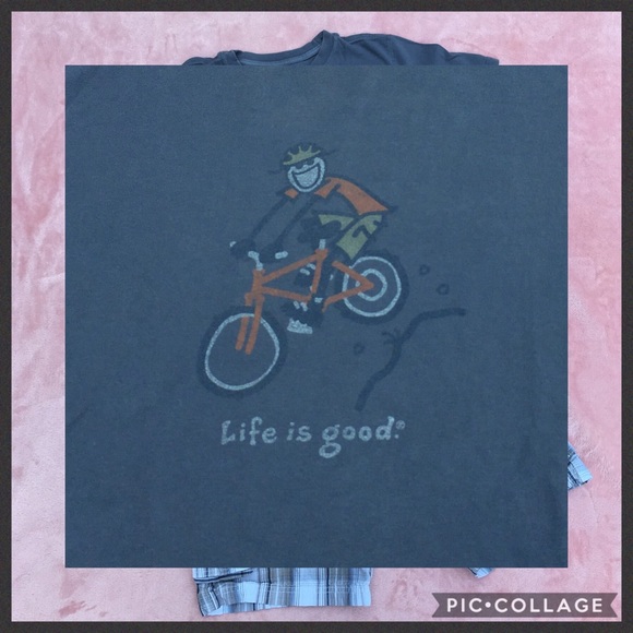 life is good mountain bike shirt